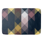 roze blauw geel rood geometrisch badmat (Voorkant)