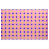Roze Blauw Geel Stippen Design Stof (Fat Quarter)