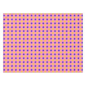Roze Blauw Geel Stippen Design Tafelkleed (Voorkant (Horizontaal))
