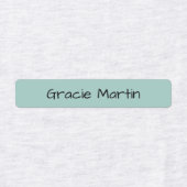 Roze Blauw Geel Terug naar School Rechthoekig Labels (Design 1)