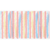 Roze Blauw Gele Waterverf Strepen 60"x 104" Tafelkleed (Voorkant (Horizontaal))