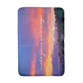 Roze Blauw Gele Zonsondergang Maak Je Eigen Magisc Badmat (Voorkant Verticaal)