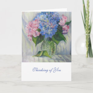 "Roze, Blauw, & Glas " Kaart