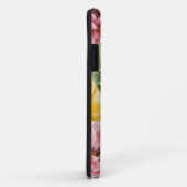 Roze Blauw Groen Geel Sinaasappel Bloem Art Patroo Case-Mate iPhone Case (Achterkant/rechts)