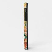 Roze Blauw Groen Geel Sinaasappel Bloem Art Patroo Case-Mate iPhone Case (Achterkant/links)