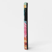 Roze Blauw Groen Geel Sinaasappel Bloem Art Patroo Case-Mate iPhone Case (Achterkant/links)