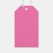 Roze Blauw Groen Golf Cadeaulabel (Achterkant)