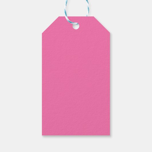 Roze Blauw Groen Golf Cadeaulabel (Achterkant)
