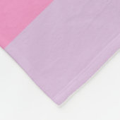 Roze Blauw Groen Paarse Geel Sinaasappel Gestreept Fleece Deken (Hoek)