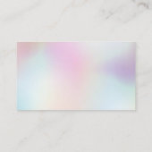 Roze Blauw Hartelijk dank voor uw fantastische Vis Visitekaartje (Achterkant)