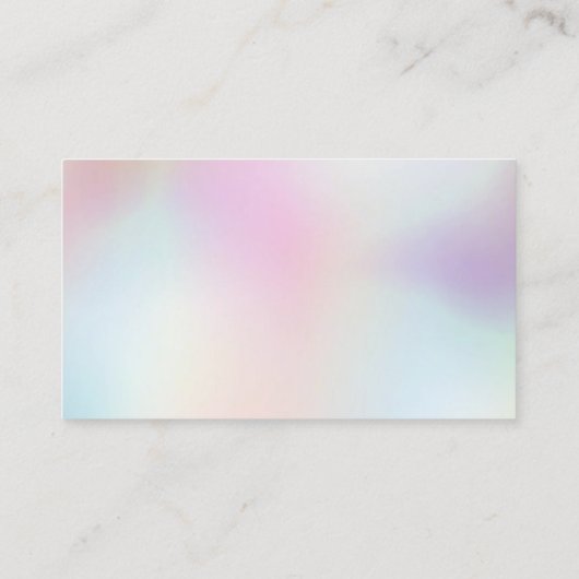 Roze Blauw Hartelijk dank voor uw fantastische Vis Visitekaartje (Achterkant)