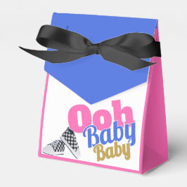 Roze & Blauw | Hip Hop Geslacht onthullen Tent Fav Bedankdoosjes