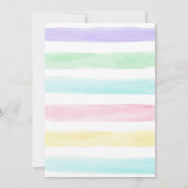 Roze blauw ijs twee schepjes gezamenlijke verjaard kaart (Achterkant)