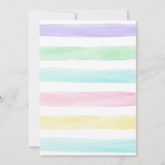 Roze blauw ijs twee schepjes gezamenlijke verjaard kaart (Achterkant)