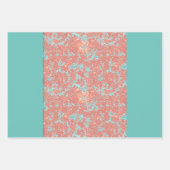 roze blauw omwikkelen inpakpapier vel (Voorkant 3)