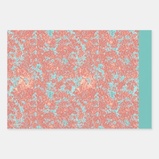 roze blauw omwikkelen inpakpapier vel (Voorkant 2)