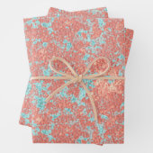 roze blauw omwikkelen inpakpapier vel (In situ)