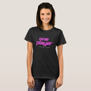 Roze & Blauw One Player T-shirt