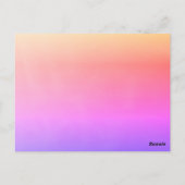 Roze Blauw Paars Gradiënt 13e Verjaardag Briefkaart (Achterkant)