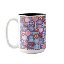 ROZE BLAUW PAARSE BRUINE VALENTIJNSDAG SNOEPJES