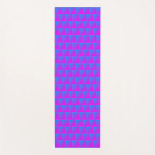 Roze Blauw Paarse Patroon Controles 4Nicky Yogamat
