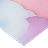 Roze Blauw Paarse Watercolo Fusion splash art Tafelkleed (Gekanteld)