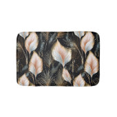 Roze & Blauw Pampas Gras Glitter Badmat (Voorkant)