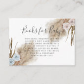 Roze Blauw Pampas Grass Geslacht onthullen Boek Aa Informatiekaartje (Voorkant)