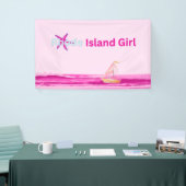 Roze Blauw Rhode Island Ocean Zee Spandoek (Beurs)