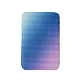 Roze blauw, roze, strepen, ombre, roze gradiënt badmat (Voorkant Verticaal)