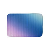 Roze blauw, roze, strepen, ombre, roze gradiënt badmat (Voorkant)