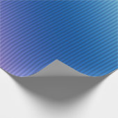 Roze blauw, roze, strepen, ombre, roze gradiënt cadeaupapier (Hoek)