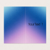 Roze blauw, roze, strepen, ombre, roze gradiënt kaart (Buitenkant ongevouwen)