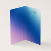 Roze blauw, roze, strepen, ombre, roze gradiënt kaart (Binnen)