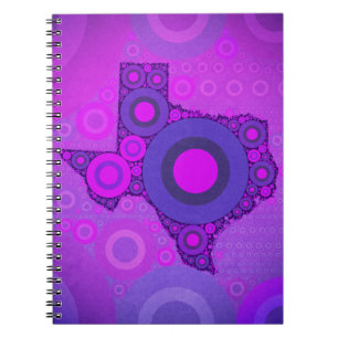 Roze Blauw Texas Mozaïek Notitieboek