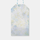 Roze & Blauw Water Pistool Gift Labels Cadeaulabel (Achterkant)