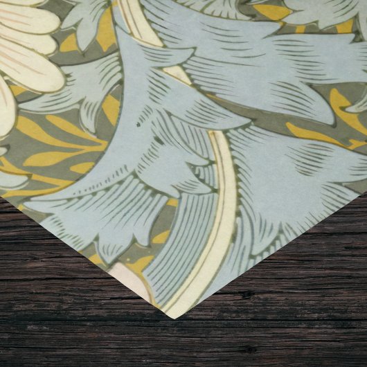 Roze Blauw William Morris Chrysanthemum Tissuepapier