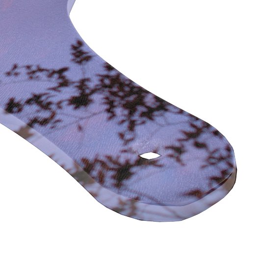  Roze Blauw Zonsondergang Snijplank (Hoek)