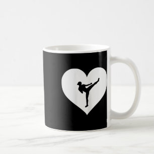 Roze Blauw Zwart Karate Liefde Trui Of Tee Vrouwen Koffiemok