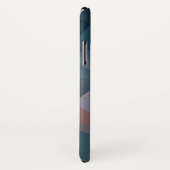 Roze blauwe Abstracte piramide Patroon Case-Mate iPhone Case (Achterkant / rechts)