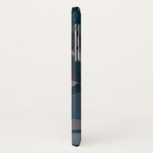 Roze blauwe Abstracte piramide Patroon Case-Mate iPhone Case (Achterkant/links)