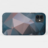 Roze blauwe Abstracte piramide Pattern Hoesje-Mate Case-Mate iPhone Case (Achterkant (horizontaal))