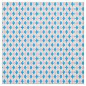 Roze blauwe argyle-patroon stof (Swatch)