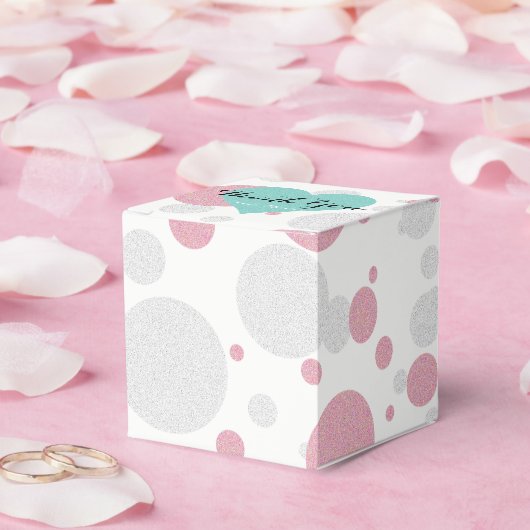 Roze Blauwe Baby Onthulling Strooi Bruiloft Tiara Bedankdoosjes (Huwelijk)