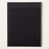 Roze Blauwe Bloem Boeket Hair Stylist Afspraak Planner (Achterkant)