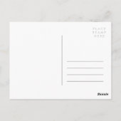 Roze Blauwe Bloemen Stethoscoop Verpleegster Dank  Briefkaart (Achterkant)