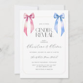 Roze Blauwe Boog Geslacht Onthullen Partij Kaart (Voorkant)