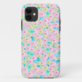  roze blauwe bosbranden Case-Mate iPhone case