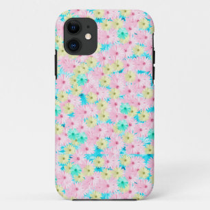  roze blauwe bosbranden Case-Mate iPhone case
