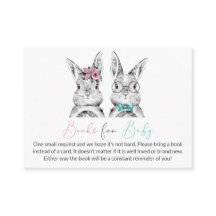 Roze Blauwe Bunnies Geslacht Boeken voor Baby